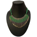 MS Fashion India Latest Threaded Green Color Necklace For Women | Grocsy