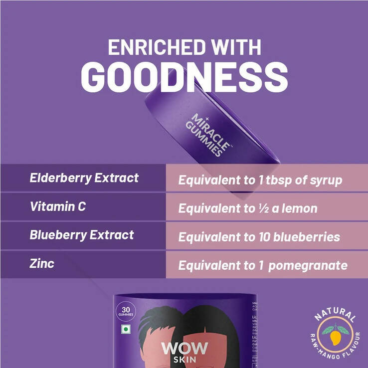 Miracle Gummies Wow Skin Gummies | Grocsy