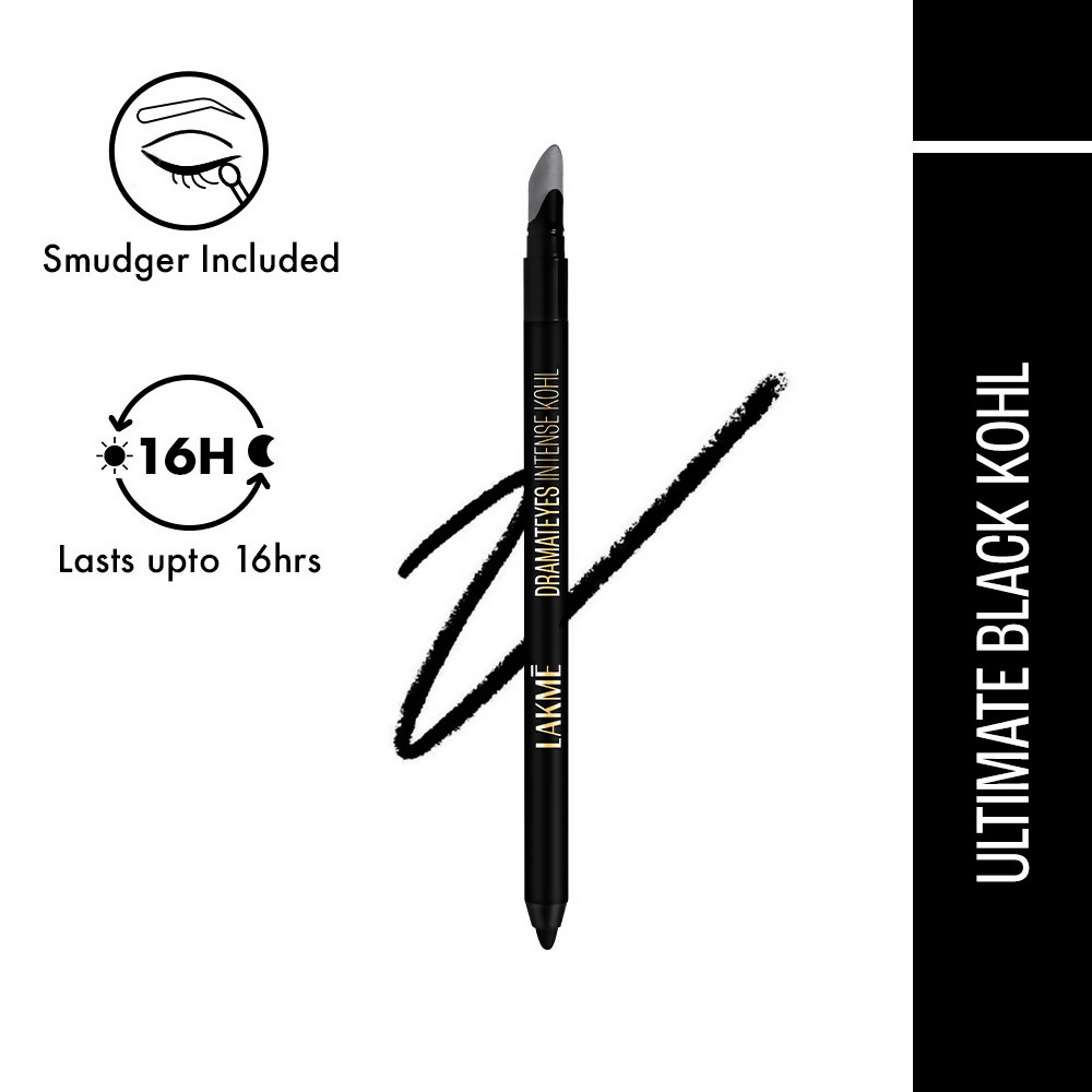 Lakme Absolute Kohl Ultimate Kajal - Black | Grocsy