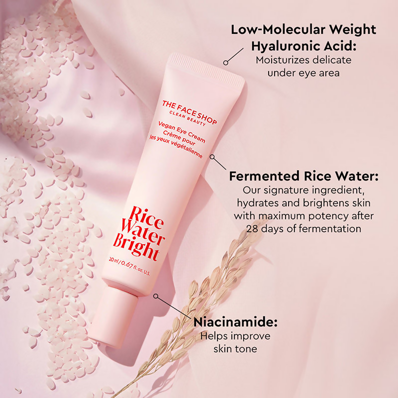 The Face Shop Rice Water Eye Cream | Grocsy