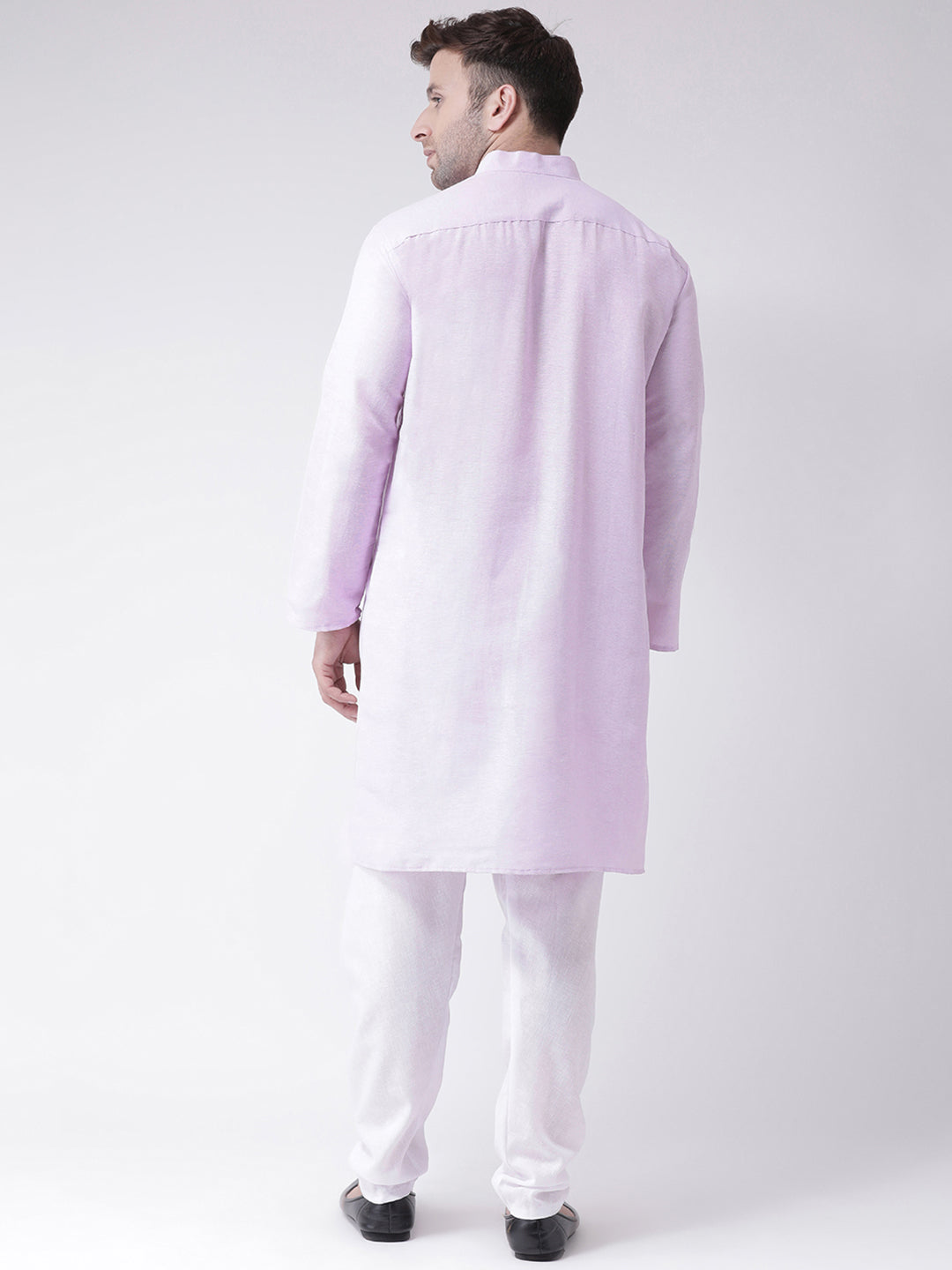 RIAG Purple Men's Ethnic Long Kurta And Pyjama Set | Grocsy