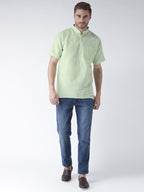 RIAG Men's Green Cotton Short Ethnic Kurta | Grocsy