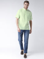RIAG Men's Green Cotton Short Ethnic Kurta | Grocsy