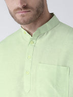 RIAG Men's Green Cotton Short Ethnic Kurta | Grocsy
