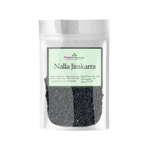 Happy Herbals Nalla Jirakarra (Black Cumin) | Grocsy
