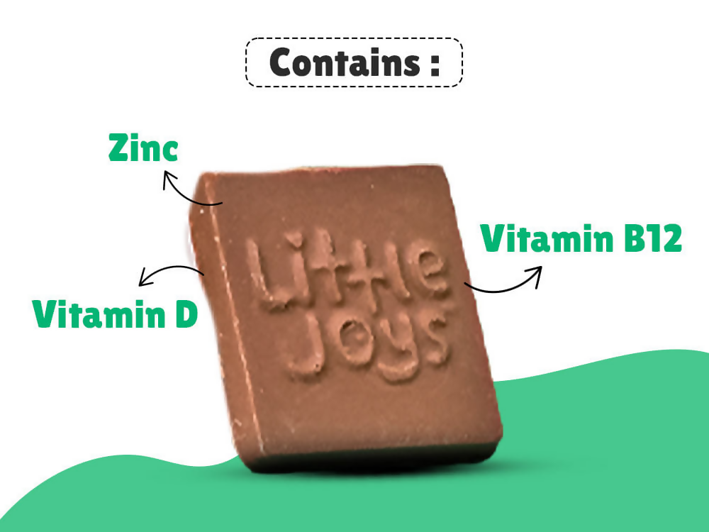 Little Joys Naturally Sweetened with Jaggery Chocolates with Multivitamin | Grocsy