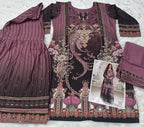 Aarshi Fashions Lilac Heavy Crepe Digital Print Full Stitched Palazzo Suits | Grocsy