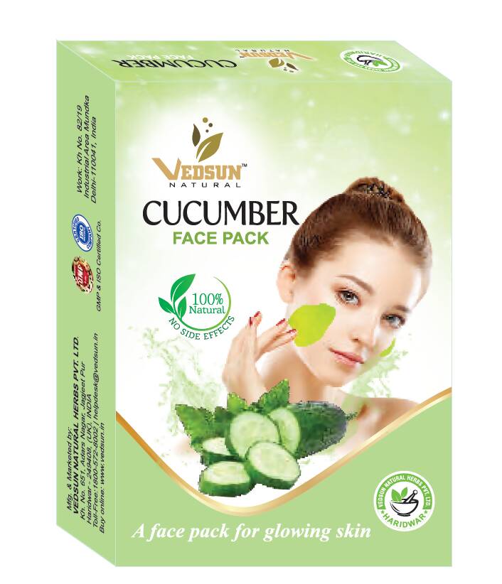 Vedsun Naturals Cucumber Face Pack | Grocsy