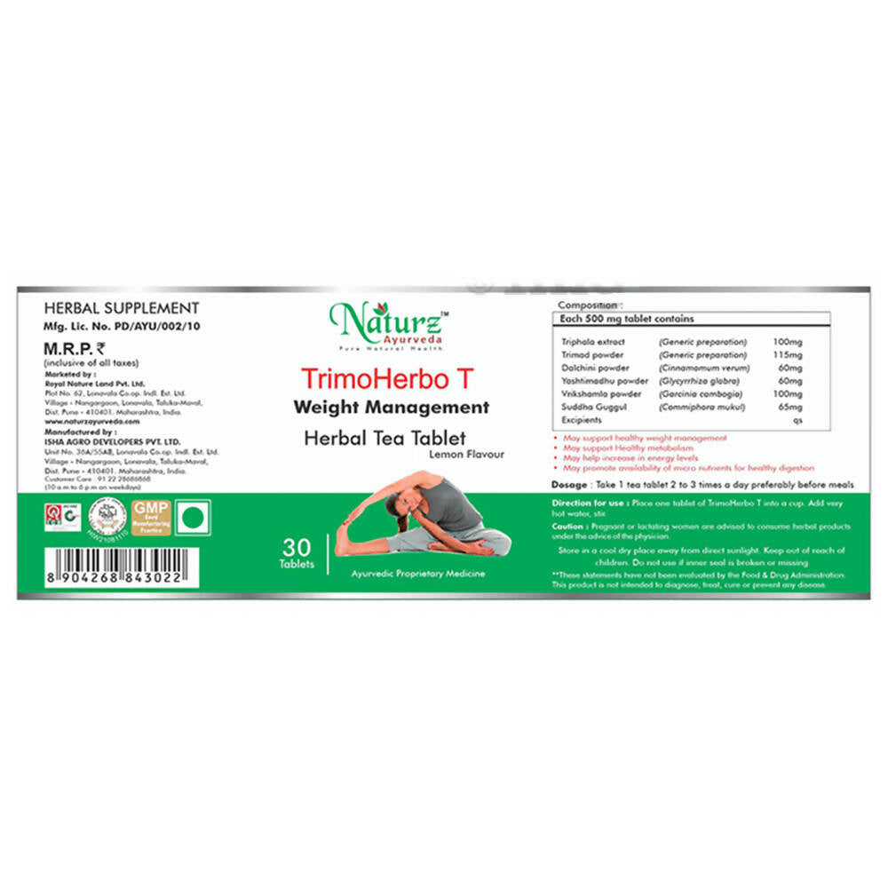 Naturz Ayurveda TrimoHerbo T Tablets | Grocsy