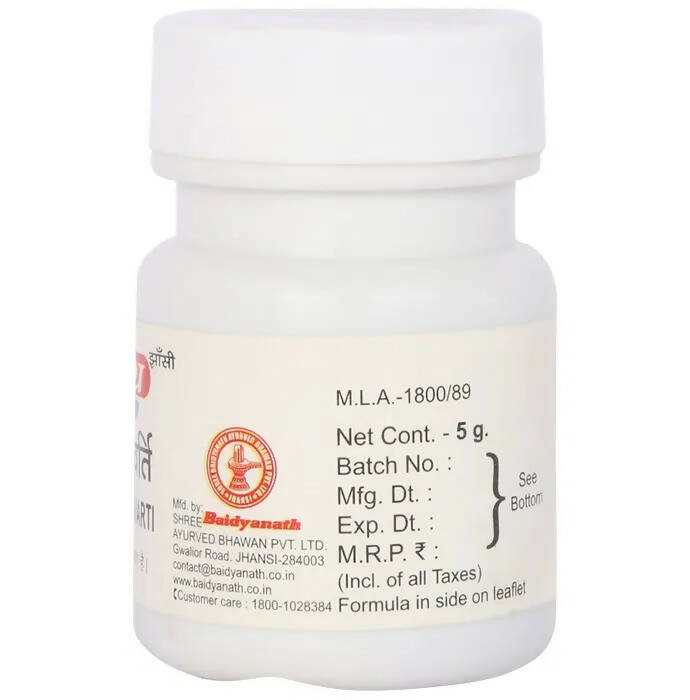 Baidyanath Jhansi Chandrodayavarti Tablets | Grocsy