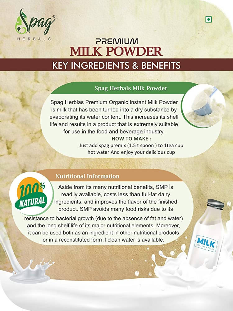 Spag Herbals Premium Instant Milk Powder | Grocsy