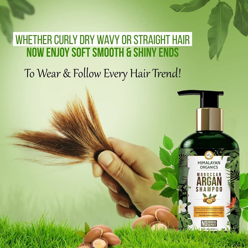 Himalayan Organics Moroccan Argan Shampoo | Grocsy