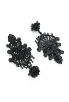 Mominos Fashion Johar Kamal Latest Design Black Color Earrings