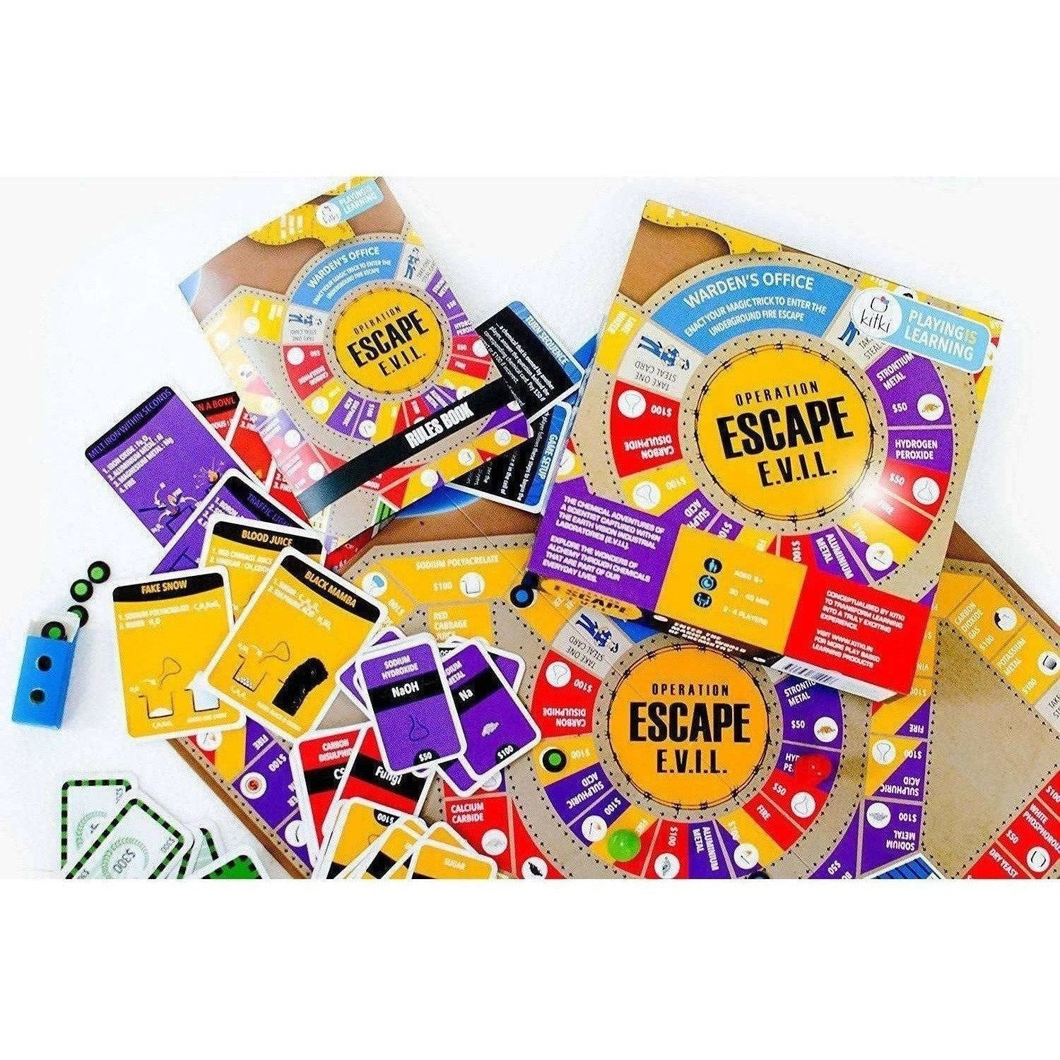 Wood Operation Escape Evil Fun Board Game Based on Chemistry and Magic for Kids | Grocsy