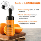 Botanic Hearth Brightening Vitamin C Foaming Face Wash with Papaya & Orange Extracts | Grocsy