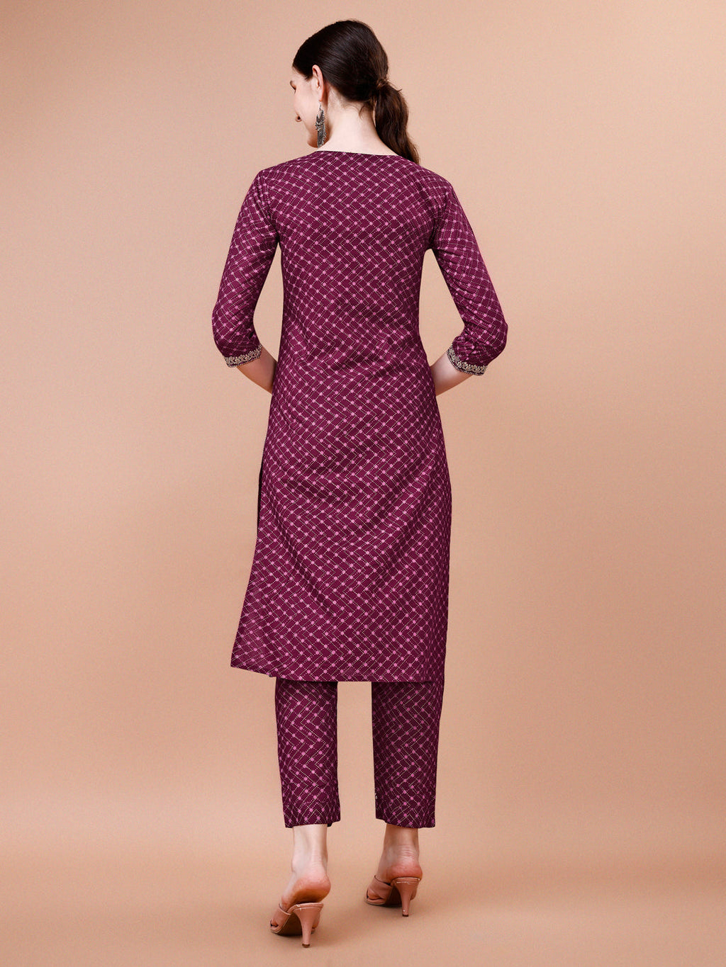Printed & Embroidered Kurta With Pant And Dupatta Set, Multicolor - Hiral Fashion | Grocsy