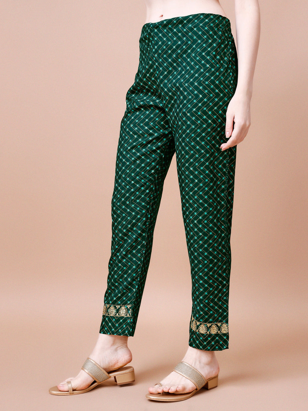 Embroidered & Quirky Printed Kurta With Pant & Dupatta, Multicolor - Hiral Fashion | Grocsy