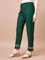Embroidered & Quirky Printed Kurta With Pant & Dupatta, Multicolor - Hiral Fashion | Grocsy