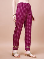 Embroidered & Quirky Printed Kurta With Pant & Dupatta, Multicolor - Hiral Fashion | Grocsy