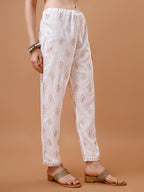 Alia Cut Embroidered & Printed Kurta With Pant & Dupatta, Multicolor - Hiral Fashion | Grocsy
