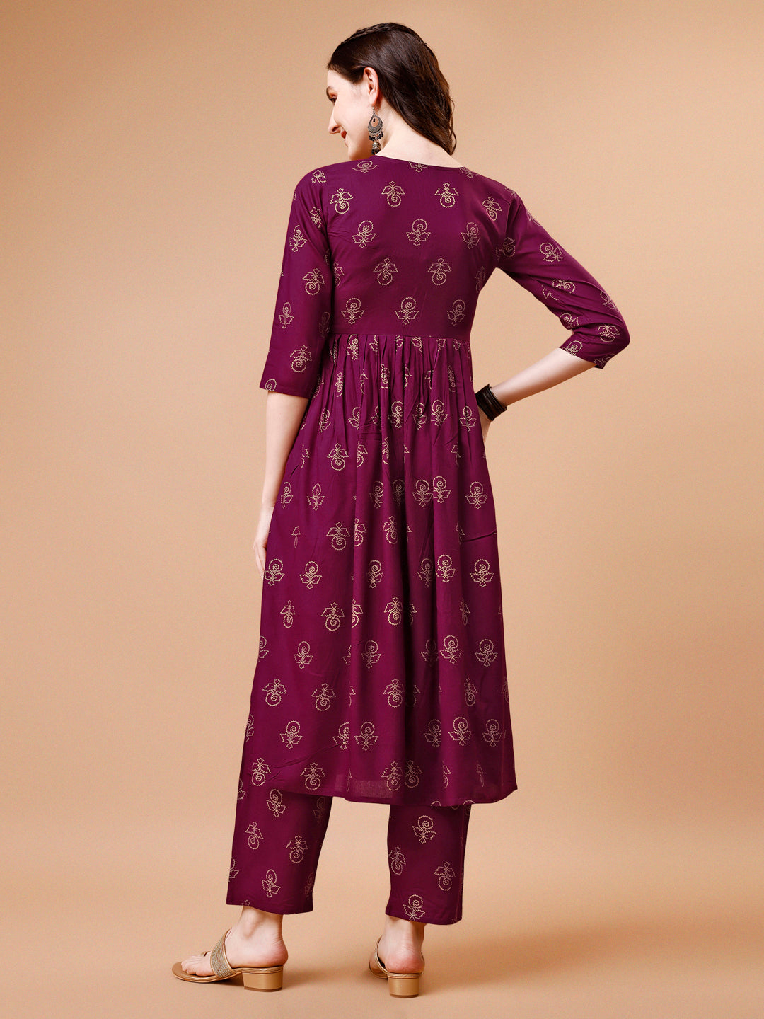 Alia Cut Embroidered & Printed Kurta With Pant & Dupatta, Multicolor - Hiral Fashion | Grocsy