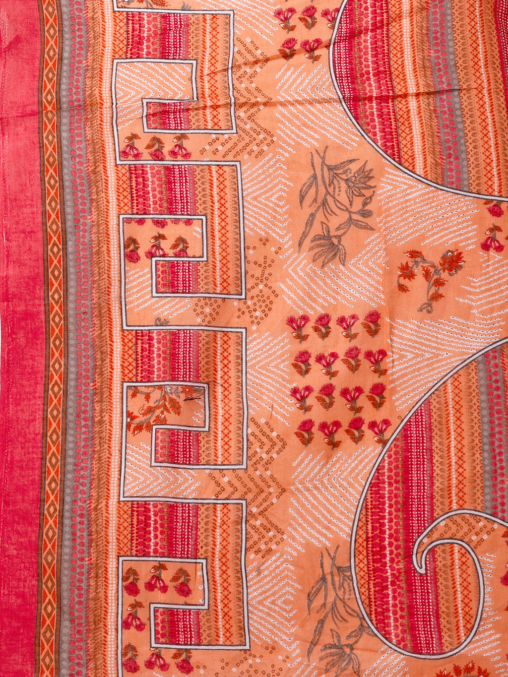 Embroidered And Floral Printed Kurta With Pant & Dupatta, Multicolor - Hiral Fashion | Grocsy