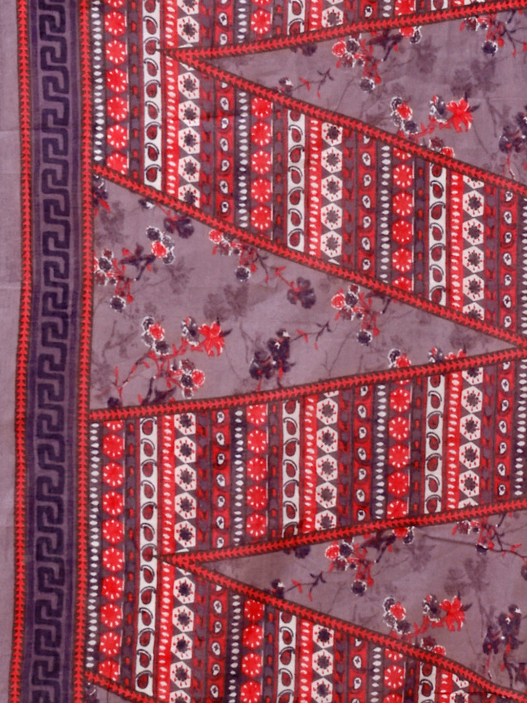 Embroidered And Floral Printed Kurta With Pant & Dupatta, Multicolor - Hiral Fashion | Grocsy