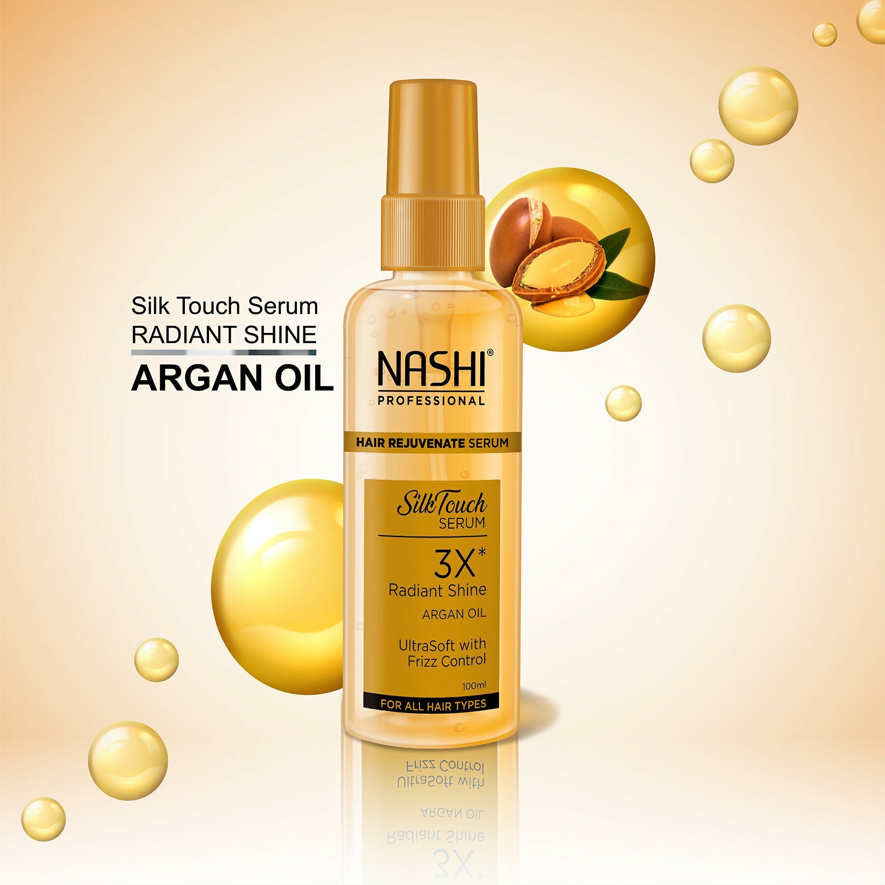 Nashi EverSilk Argan Oil Hair Serum for Women & Men | Grocsy