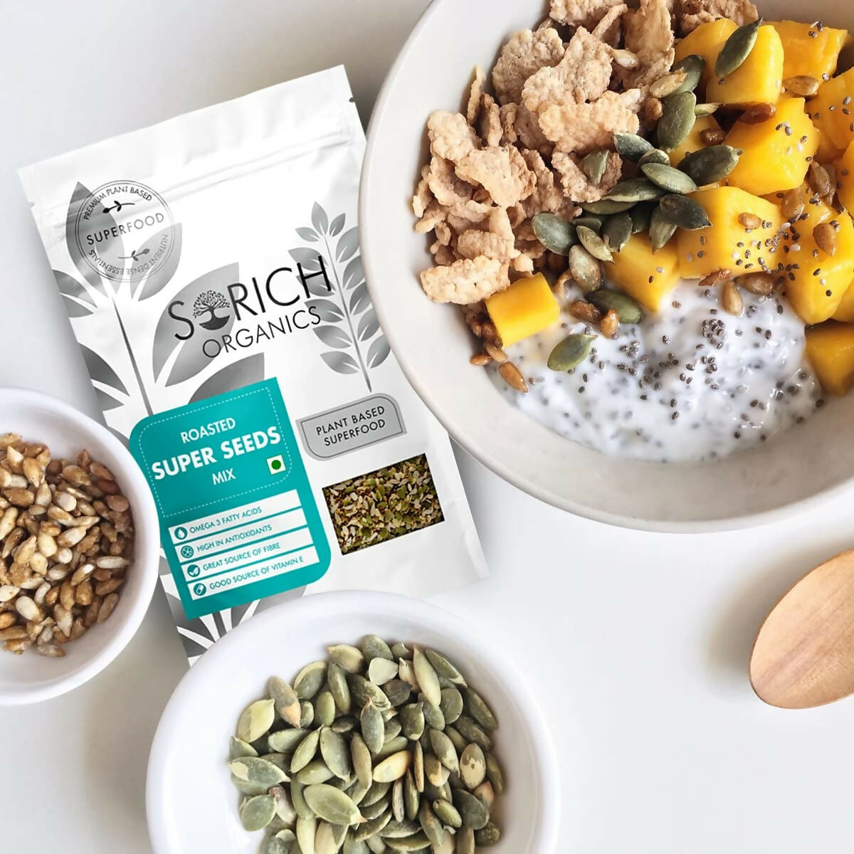 Sorich Organics Roasted Super Seed Mix | Grocsy