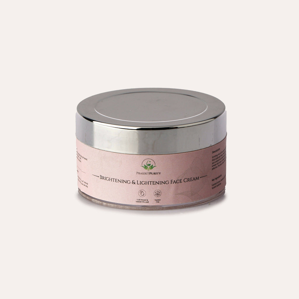 PrakritPurity Brightening & Lightening Face Cream | Grocsy