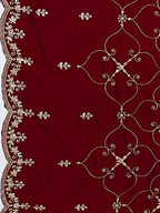 Sequinned Embroidered Kurta With Pant & Embroidered Dupatta Premium, Multicolor - Hiral Fashion | Grocsy