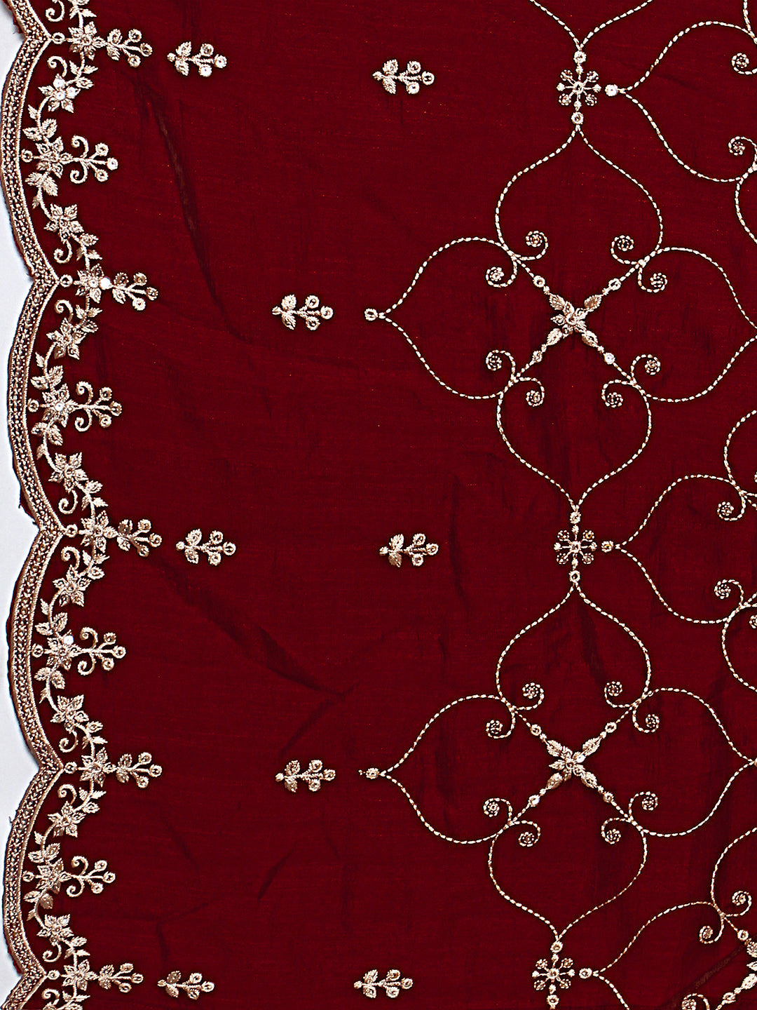 Sequinned Embroidered Kurta With Pant & Embroidered Dupatta Premium, Multicolor - Hiral Fashion | Grocsy