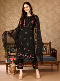Pakistani Embroidered Kurta With Embroidered Pant & Embroidered Dupatta Premium Luxury, Multicolor - Hiral Fashion | Grocsy