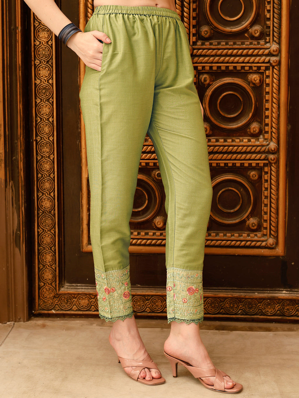 Pakistani Embroidered Kurta With Embroidered Pant & Embroidered Dupatta Premium Luxury, Multicolor - Hiral Fashion | Grocsy