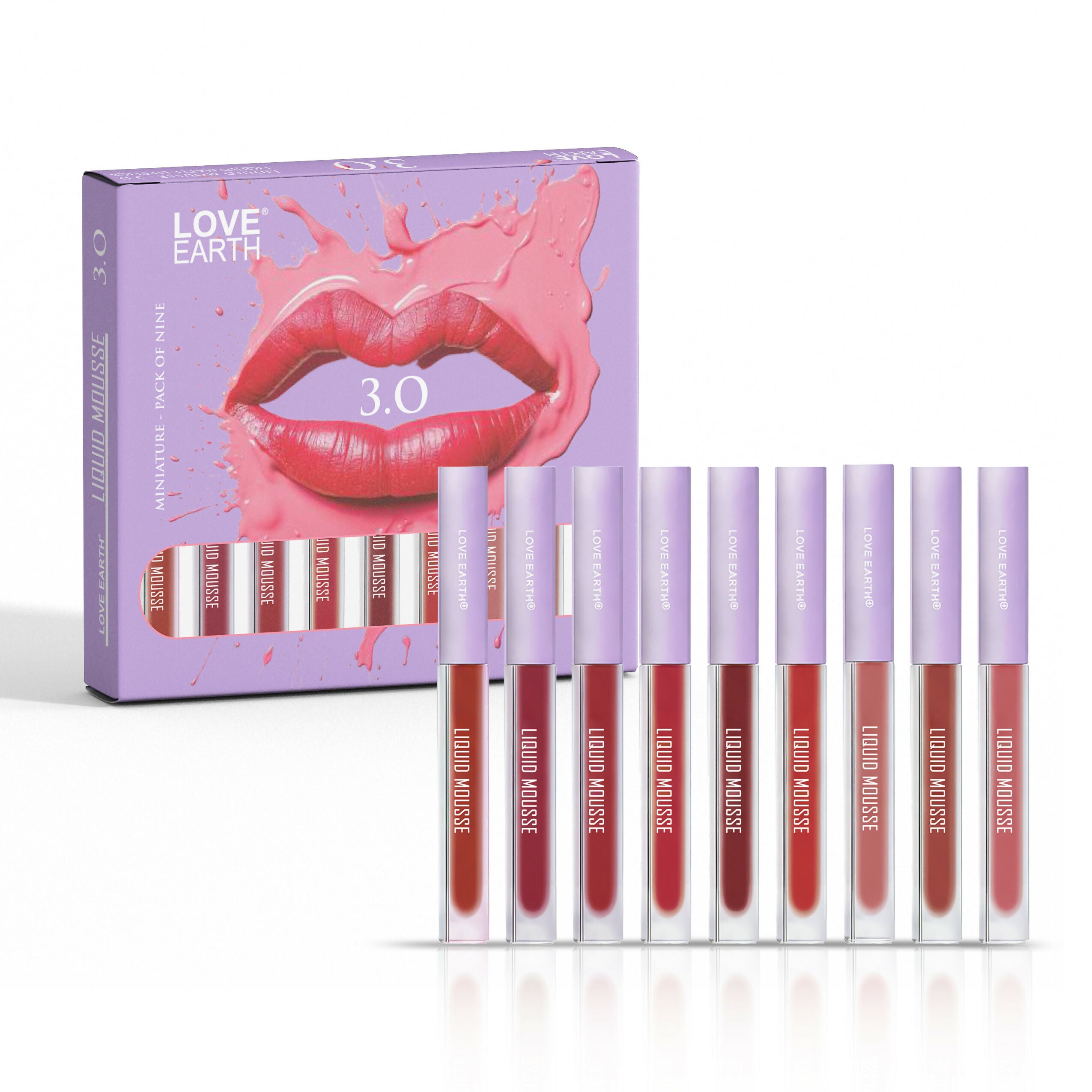 Love Earth Liquid Mousse Lipstick 3.O Matte Finish | Grocsy