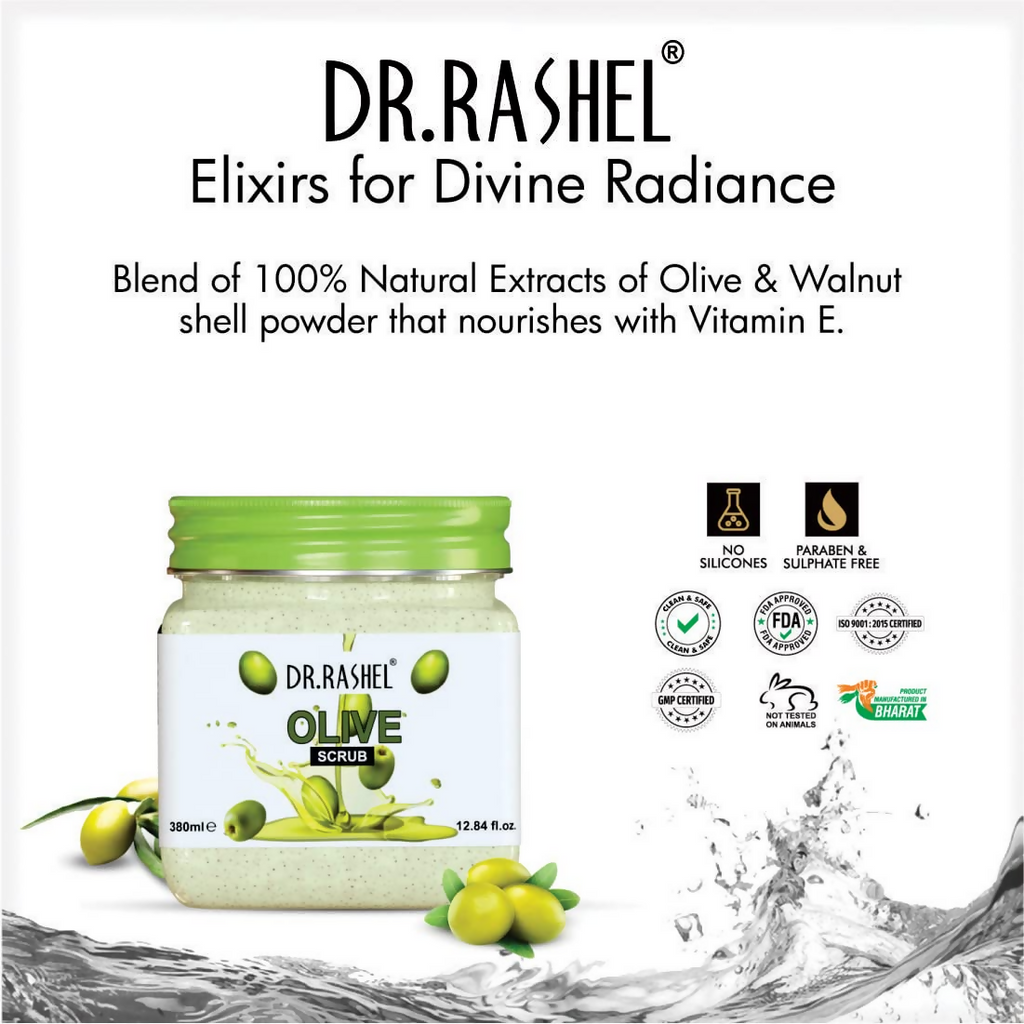 Dr.Rashel Olive Scrub For Face And Body | Grocsy