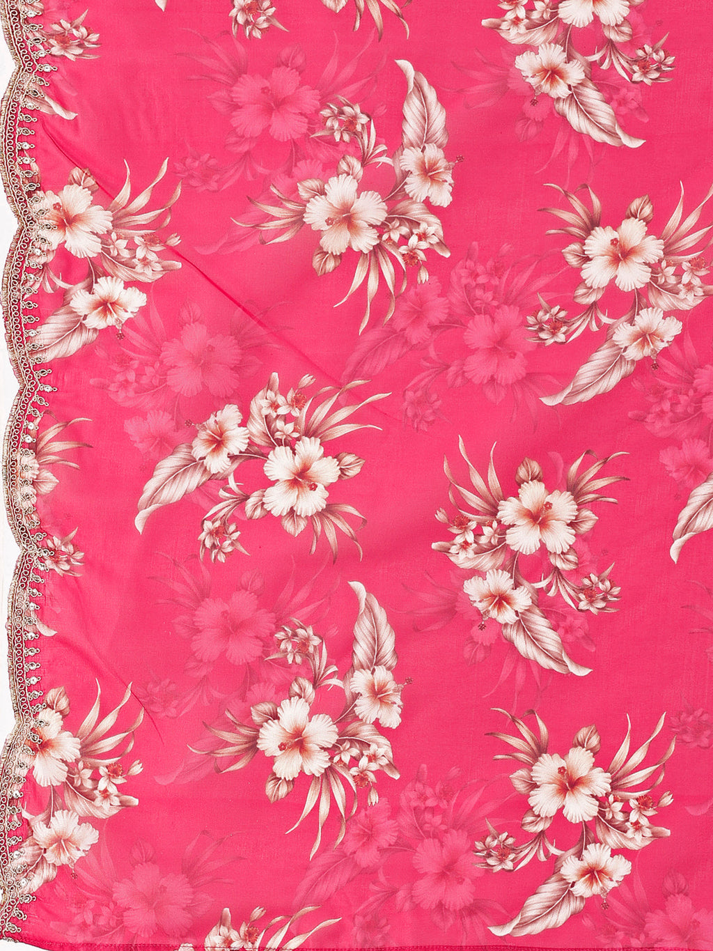 Embroidered Kurta With Pant & Embroidered & Printed Dupatta, Multicolor - Hiral Fashion | Grocsy