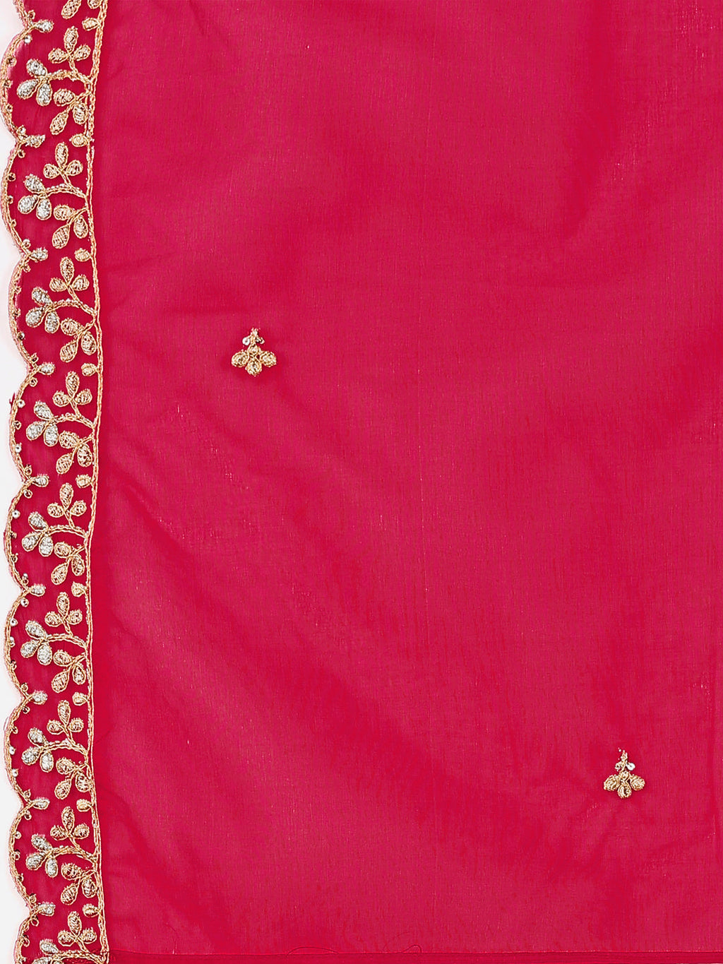Embroidered Kurta With Pant & Embroidered Dupatta, Pink - Hiral Fashion | Grocsy