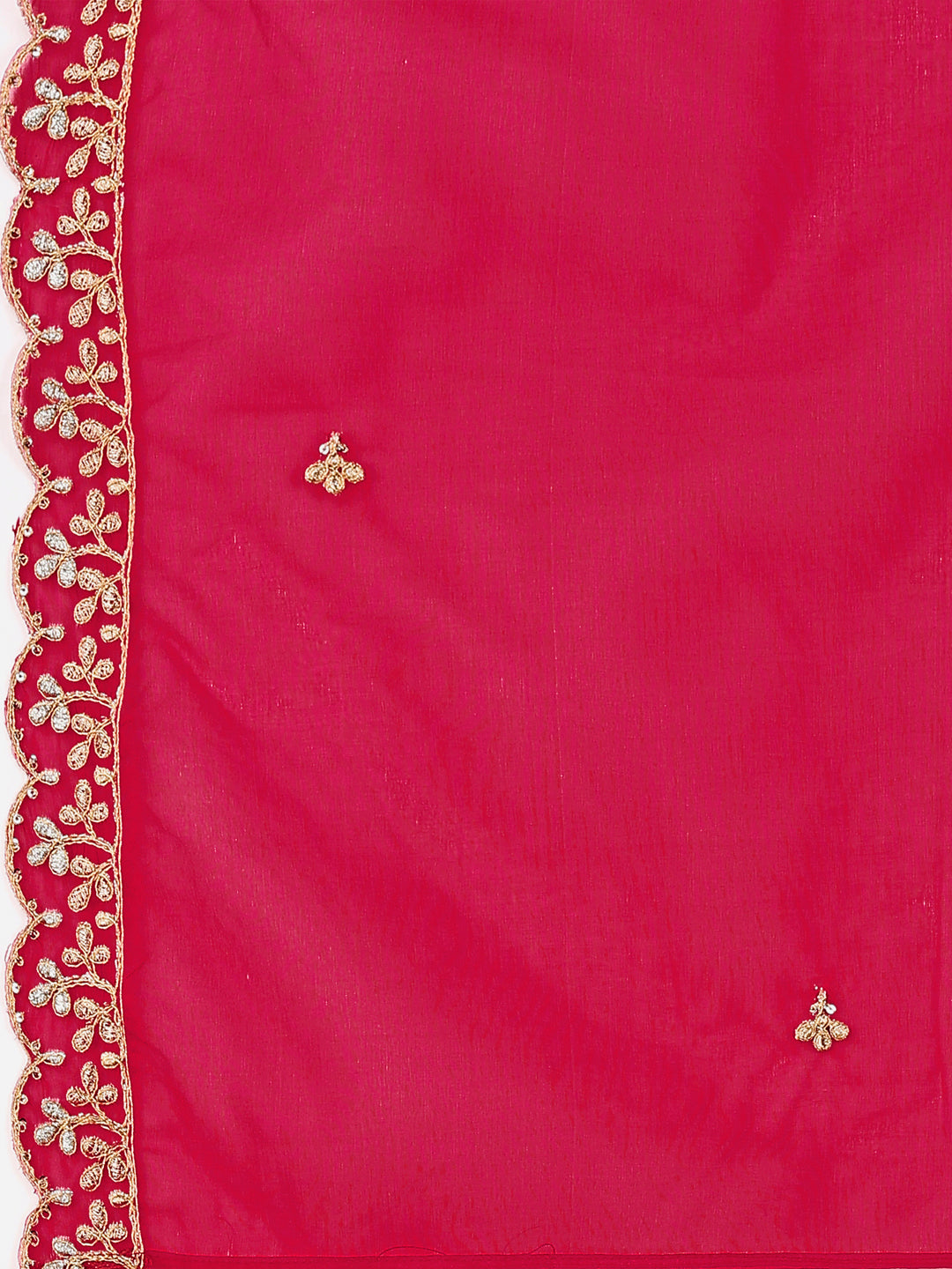 Embroidered Kurta With Pant & Embroidered Dupatta, Pink - Hiral Fashion | Grocsy