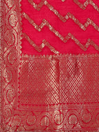 Hand Embroidered Kurta With Pant & Banarasi Dupatta Luxury, Multicolor - Hiral Fashion | Grocsy