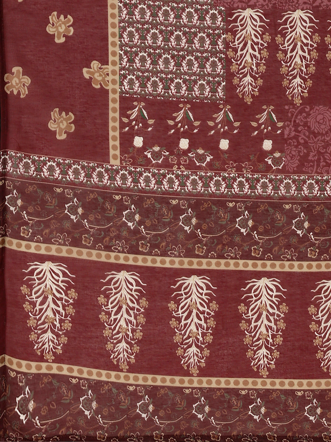 Hand Embroidered & Printed Kurta With Pant & Dupatta, Multicolor - Hiral Fashion | Grocsy