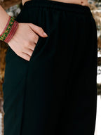 Embroidered Kurta With Pant & Organza Embroidered Dupatta Premium, Multicolor - Hiral Fashion | Grocsy