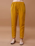 Hand Embroidered Kurta With Pant & Embroidered Organza Dupatta, Multicolor - Hiral Fashion | Grocsy