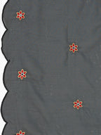 Alia Cut Mirror Embroidered Kurta With Embroidered Pant & Dupatta, Black - Hiral Fashion | Grocsy