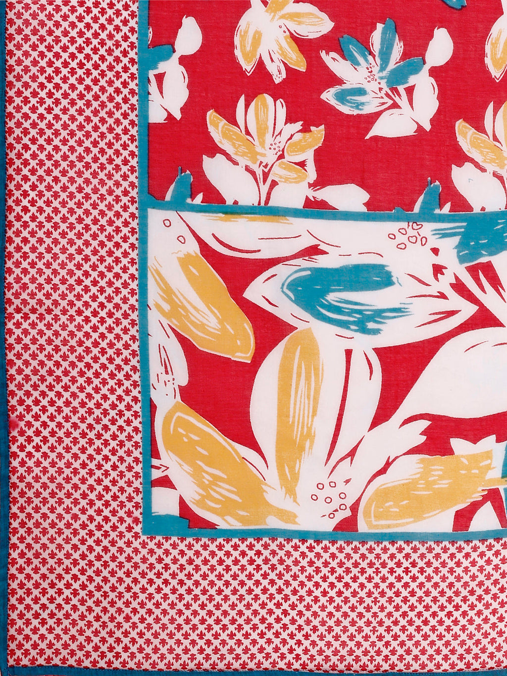 Floral Printed Cotton Kurta With Pant & Dupatta, Pink - Hiral Fashion | Grocsy