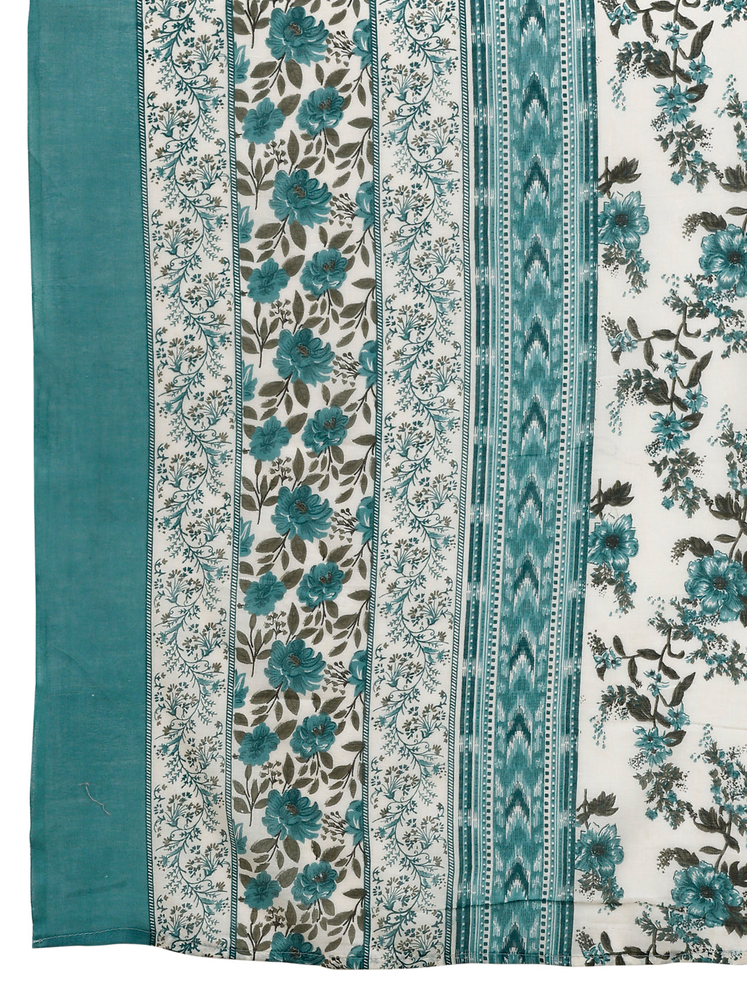 Floral Printed Anarkali Kurta With Pant & Dupatta Luxury Premium, Multicolor - Hiral Fashion | Grocsy
