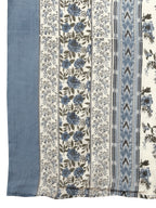 Floral Printed Anarkali Kurta With Pant & Dupatta Luxury Premium, Navy Blue - Hiral Fashion | Grocsy