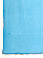 Leheriya Printed & Applique Embroidered Kurta With Pant & Dupatta, Blue - Hiral Fashion | Grocsy