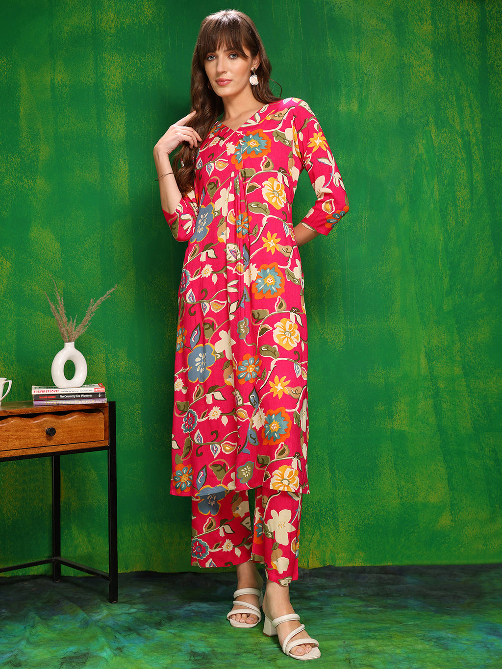 Botanical Printed Co Ords Set, Rani - Hiral Fashion | Grocsy