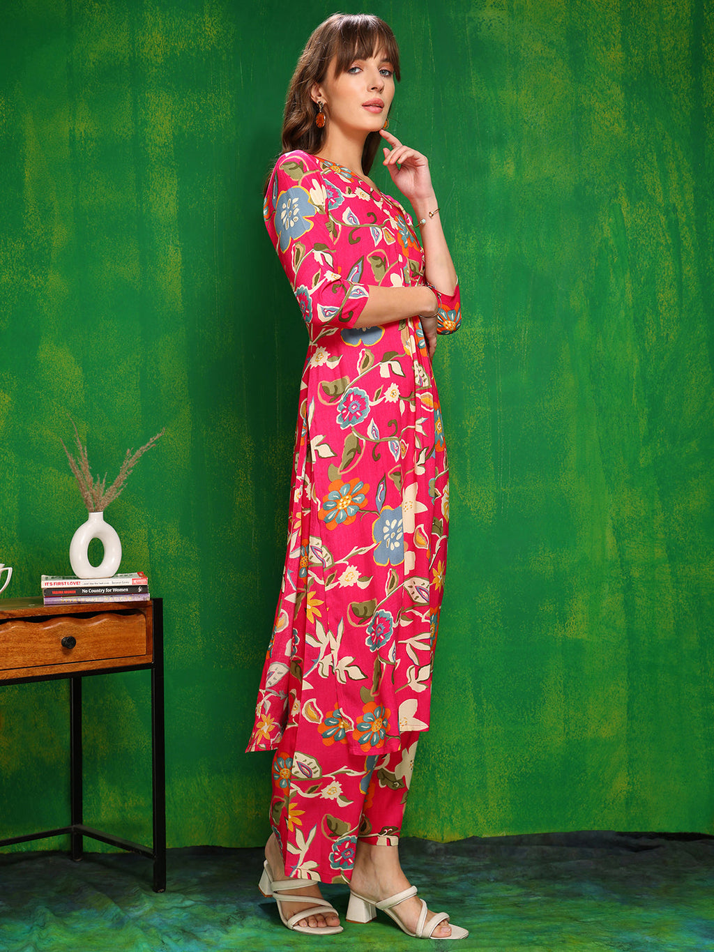 Botanical Printed Co Ords Set, Rani - Hiral Fashion | Grocsy